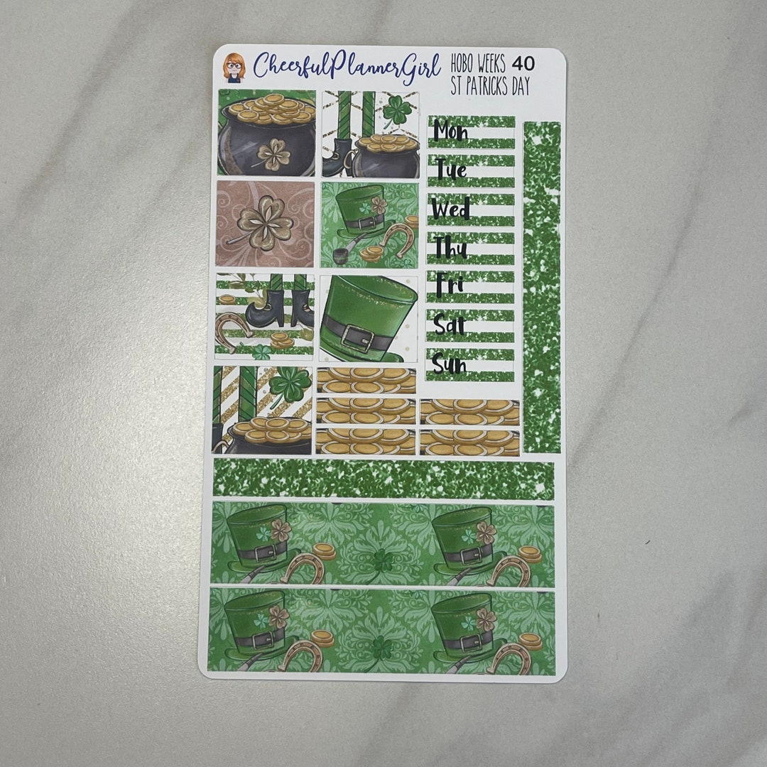 St Patricks Day Hobonichi Weeks Planner Stickers - Etsy Österreich