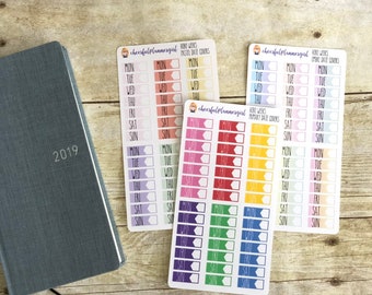 Hobonichi Weeks Date Covers Planner Stickers
