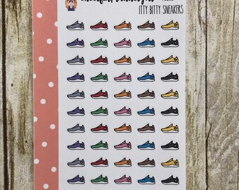 Itty Bitty Sneakers Micro Planner Stickers