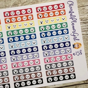 Mini Mood Tracker Stickers - Pastel – Stickers by AshleyK