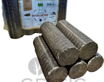 Round Hardwood Heat Logs – Premium Briquettes