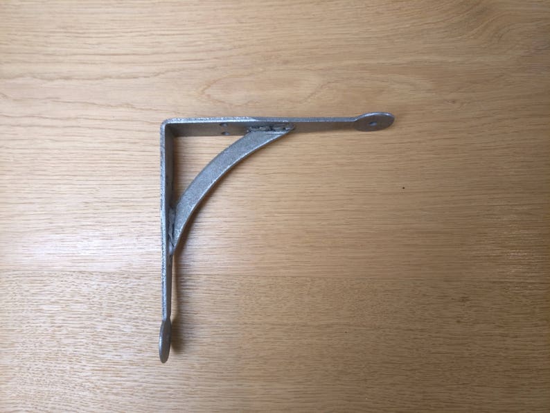 Antique Iron Rustic Penny End Shelf Brackets Individually Etsy