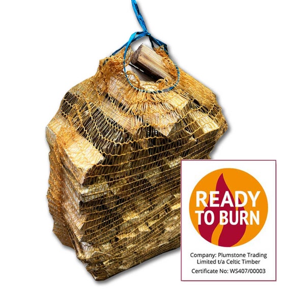 Kindling Wood X 4 Net Bag Kiln Dried Wood For Wood Burning Stoves, BBQ's, Pizza Ovens, Log
