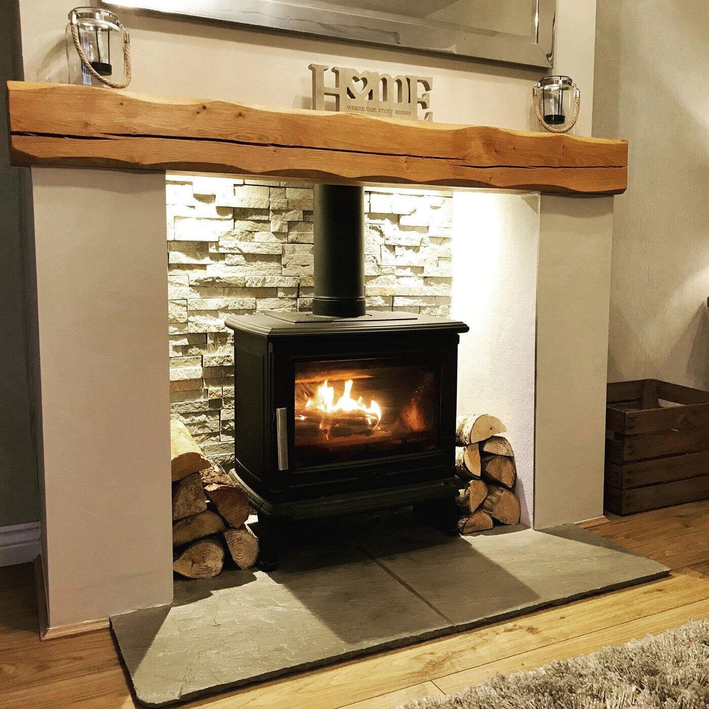 Solid French Oak 3 X 4 Beam Mantle Piece Fire - Etsy