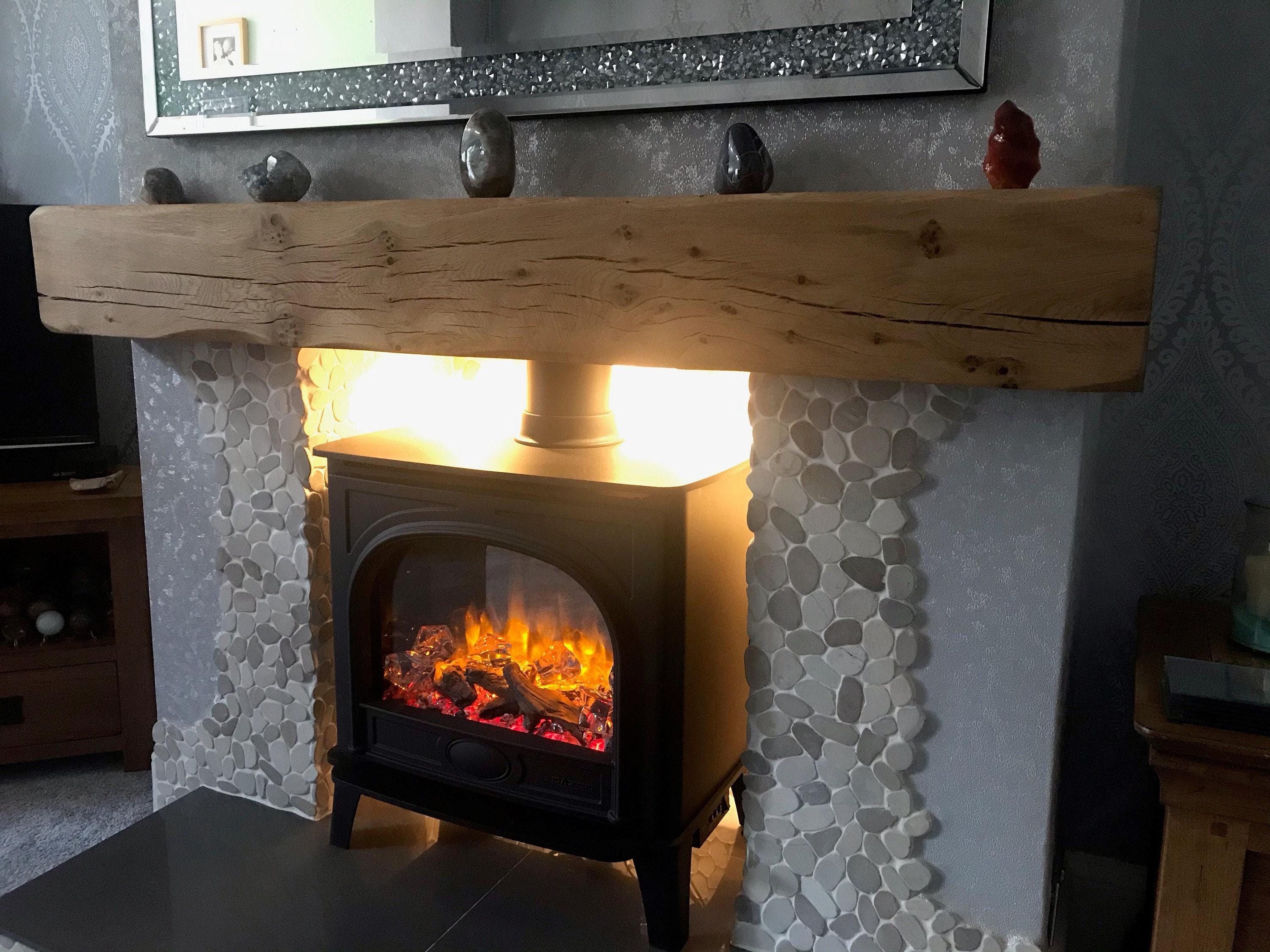 8 X 8 Oak Beam Mantle Piece / Fireplace Shelf - Etsy Canada