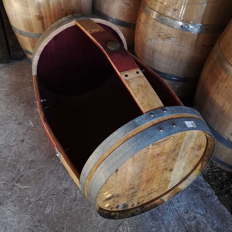 Wine Barrel Planter Cradle Style. Full Barrel Etsy UK