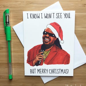 Lustige Stevie Weihnachtskarte, unangemessener Weihnachtsstimmung, Weihnachtsgeschenk, lustige Weihnachtskarte, Santa, Internet Meme, frohe Weihnachten