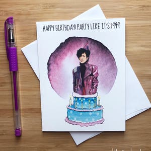 Cute 1999 Birthday Card, Music Legend, Funk Music, Bday Gift,  Jazz Music, Rock Handmade Music Gift, Funny Music Birthday Greeting Card