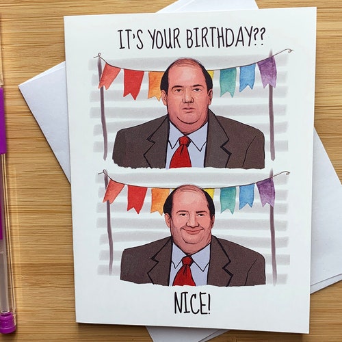 Kevin nice Birthday Card the Office