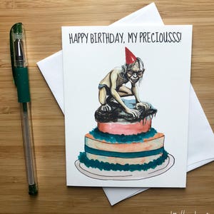 Cute Fantasy Birthday Card, Cute Birthday Card, Movie Nerds, Birthday Gift Idea Movie Lovers, Nerdy Bday, Birthday Idea Boyfriend