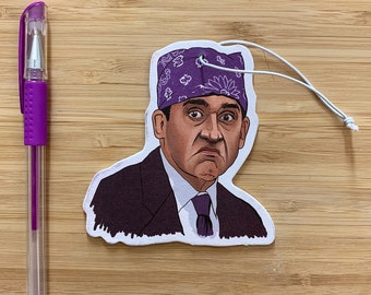 Prison Mike Car Air Freshener, The Office, Michael Scott Quotes, Scented Air Freshener, Dwight Schrute, Fresh Scents, Car Accessory Gift