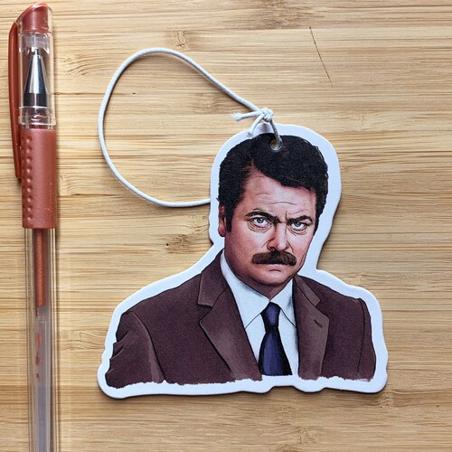 Cute Dwight Car Air Freshener With FREE Birthday Card Office Etsy