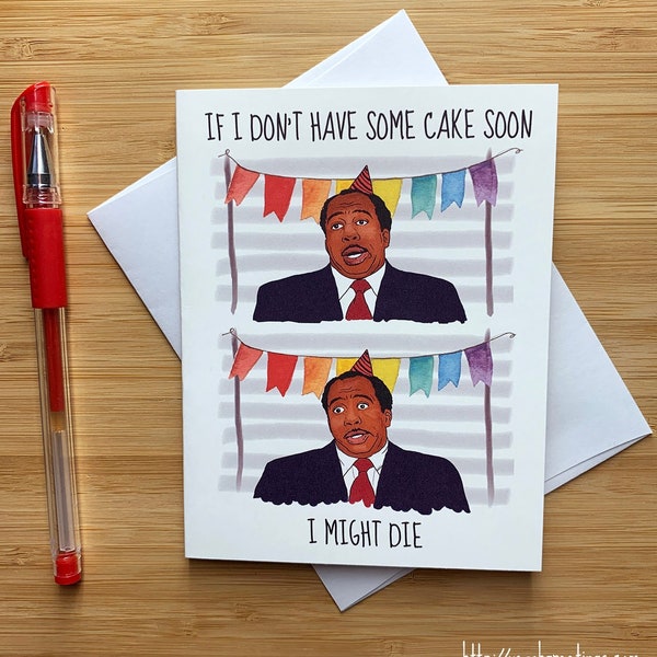 Stanley Office Birthday Card, The Office. Office Birthday Card, Office Coworker Birthday, Dwight Schrute Mike, Funny Birthday Card,