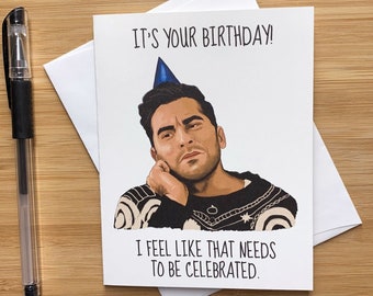 Funny 'It's Your Birthday'  Card, Cute Birthday Greeting Card, Birthday Card Girlfriend Boyfriend, Coworker Birthday Card, BFF Gift Idea