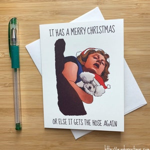 &quot;Lustige &quot;&quot;Es hat ein frohes Weihnachten&quot;&quot; Feiertagskarte, lustige Weihnachtskarten, Film-Zitate, Filmkunst, frohe Weihnachten Popkultur Karte, Feiertagskarten.&quot;
