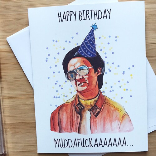 Funny 'happy Birthday Muddafuckaaaaa' Card Birthday - Etsy Funny 'happy Birthday Muddafuckaaaaa' Card Birthday - Etsy