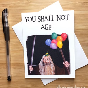 "Lustige ""You Shall Not Alter!"" Geburtstagskarte, Geburtstagsgeschenk für Ihn, Geburtstagskarte Freund, Sci Fi Popkultur, Geburtstagsdekoration, Spaß-Bday."