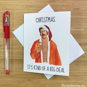 Funny &#39;Stay Classy&#39; Christmas Card, Funny Will Ferrell Holiday Card, Funny Christmas Card, Funny Holidays Card, San Diego, Merry Christmas