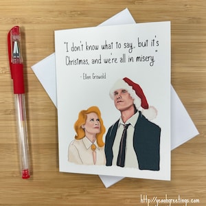 Ellen Griswold Weihnachtskarte, National Lampoon Weihnachten, lustiges Weihnachtsgeschenk, glückliche Feiertagskarte, lustige Weihnachtskarten, lustiges Weihnachten