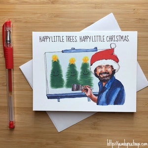 Cute &#39;Happy Little Christmas &#39; Holiday Card, Funny Pop Culture Christmas Card, Holiday Handmade Greeting Card, Christmas Box Set Cards