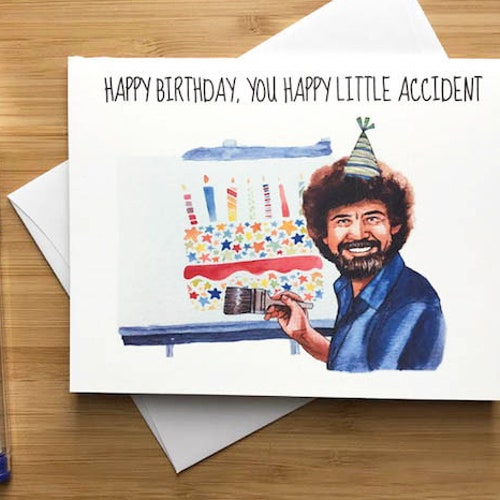 Cute Happy Little Accident Birthday Card Funny Etsy