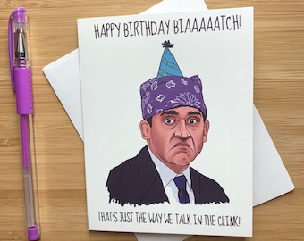 the office birthday card etsy happy birthday from the office