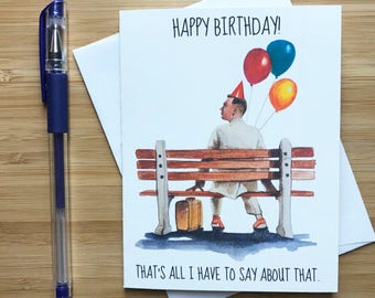 Funny Tom Hanks Birthday Card, Funny Birthday Card, Cute Birthday Gift, Happy Birthday, Birthday Card for Best Friend, Birthday Him