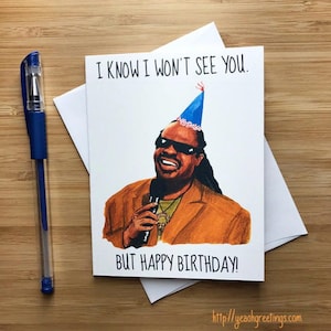 Funny Stevie Birthday Card, Funny Birthday Card, Inappropriate Humor, Musician Gift, Internet Meme, Naughty Birthday Humor, Bday Card