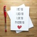 Cute Love Card, Anniversary Card, , Love Greeting Cards, Greeting Card, Just Because, Romantic Card, I Love You, Cute Valentines Day Card 