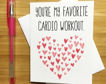 Valentine's Day Card, Sexy Card, Naughty, Cute Love Card, Anniversary Card, Love Greeting Cards, Romantic Card, Happy Anniversary Card