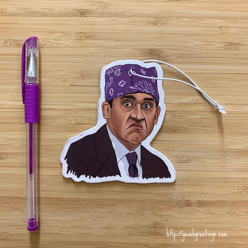 Prison Mike Car Air Freshener, The Office, Michael Scott Quotes, Scented Air Freshener, Dwight Schrute, Fresh Scents, Car Accessory Gift image 1