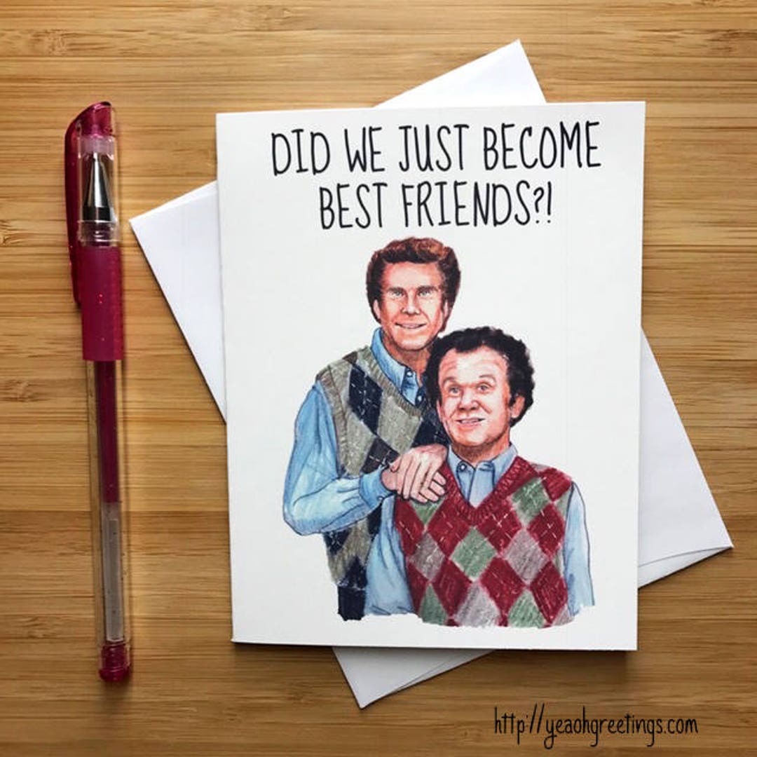 Step Bros Friendship Card, Just Because Card, Best Friends Card