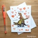 Funny T-Rex Love Card, Naughty Sex Card, Funny Anniversary Card, I Love You Card, Dinosaurs Gift, Card for Boyfriend, Card for Girlfriend 