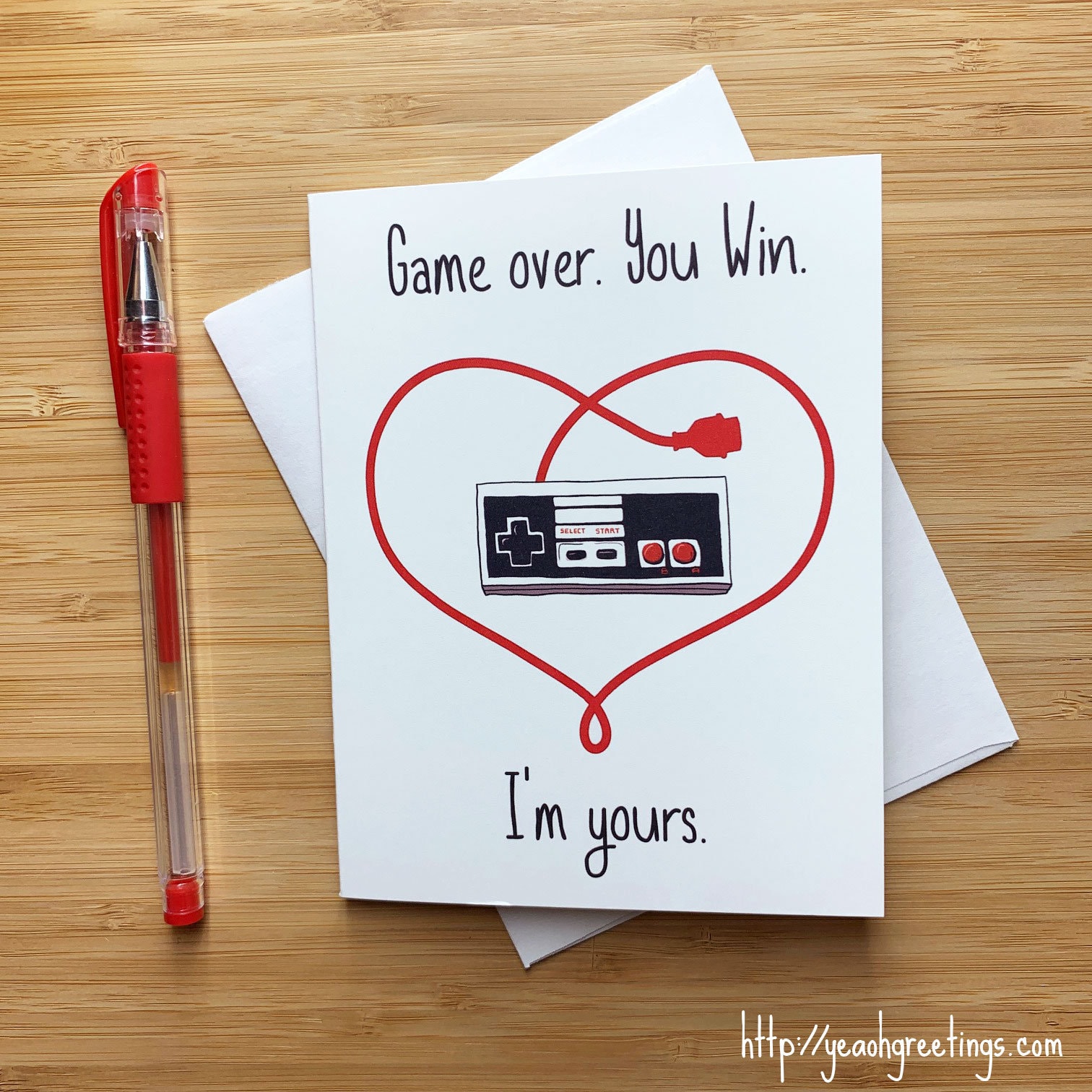 I Love Games - Cute Geek Game Gift