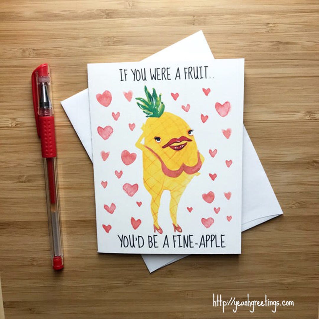 Funny Valentine Love Pun Card, Love Card for Husband, Funny Greeting ...