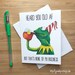 Funny Frog 'None of my Business' Birthday Card, Internet Meme Card, Birthday Card, Funny Greeting, Happy Birthday,  Internet Memes 