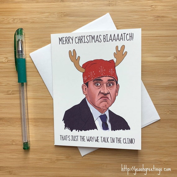 funny prison mike christmas card the office christmas funny office christmas gift happy holiday card funny christmas cards funny xmas office holiday cards