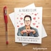 Cute Dwight Love Card, Funny Office Valentines Card, Happy Anniversary Love Card, Just Because Romantic Greeting for BF GF, Love You Card 