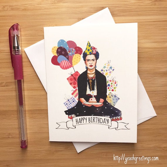 Carte De Joyeux Anniversaire Mignon Artiste Mexicain Feliz Etsy Carte De Joyeux Anniversaire Mignon Artiste Mexicain Feliz Etsy