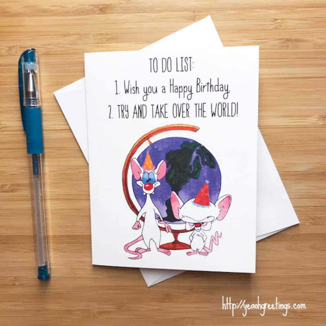 Funny Cartoon Birthday Card, Birthday Card, 1990s Kids, 90s Pop Culture