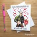 Funny Jason Love Card, Scary Funny Valentine Card, Funny Love Card, Horror Film Gift, I Love You Card, Happy Anniversary Card, Love Card 