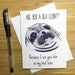 Funny Pun Card, Sea Lions, Funny Valentines Day Card, Love Greeting Card, Romantic Card, Naughty Card, Funny Love Card, Anniversary Card, 