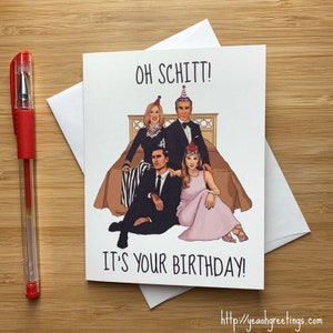 Funny 'Oh S**itt it's your birthday'Card, Funny Birthday Card, Funny Birthday Gift, Birthday Card Girlfriend Boyfriend, Coworker Birthday