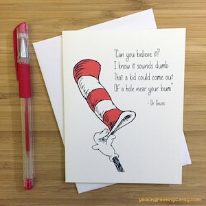 Funny Pregnancy Card, Baby Shower Gift, Pregnancy Funny, Funny expecting card, Pregnancy Announcement, New Baby Card, Baby Shower Boy Girl