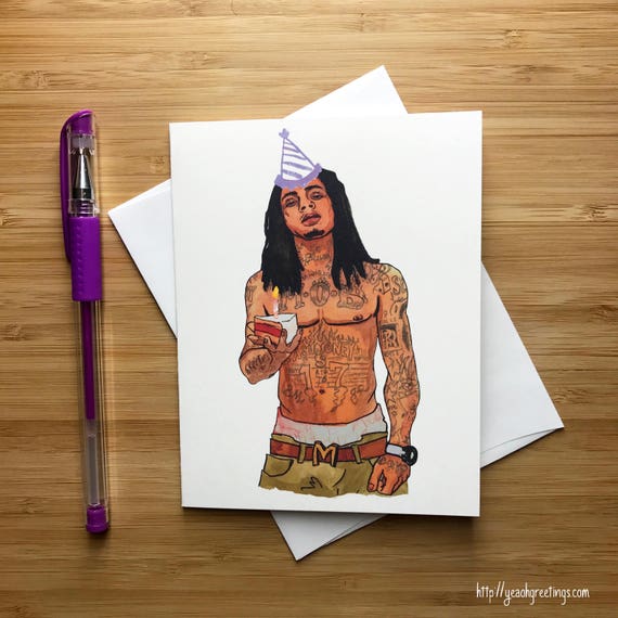 Rapper Geburtstagskarte Weezy Happy Birthday Card Etsy