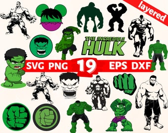Download Clip Art Art Collectibles Marvel Character Bundle Eps Dxf Superhero Clipart Hulk Cut Files Hulk Svg Bundle Svg Png Hulk Cricut Hulk Svg Hulk Layered Svg