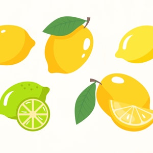 Lemon Slice Bundle Lemon Svg Lemon Png Lemon Clipart Lemon - Etsy