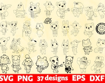 ACNH & Chill SVG SVG Files for Cricut Silhouette Files Cut - Etsy