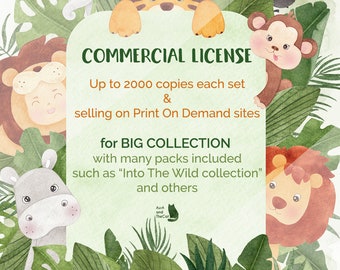 The Commercial License NO Credit required for clipart COLLECTION