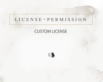 Made for custom order License